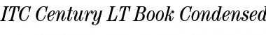 ITCCentury LT BookCond Font