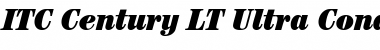 ITCCentury LT UltraCond Italic Font