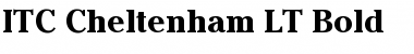 Cheltenham LT Bold Font Cheltenham LT Bold Font