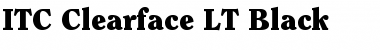 Clearface LT Bold Bold Font