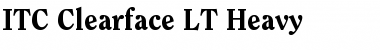 Clearface LT Regular Font