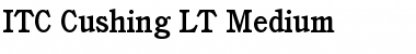Cushing LT Medium Regular Font