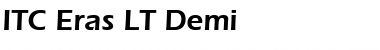 Eras LT Demi Font