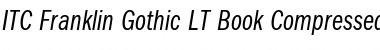 ITCFranklinGothic LT BookCp Italic Font