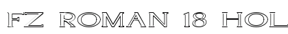 FZ ROMAN 18 HOLLOW EX Normal preview