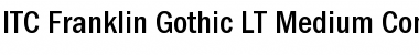 ITCFranklinGothic LT MedCn Regular Font