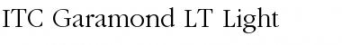 Garamond LT Font