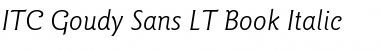 GoudySans LT Book Font