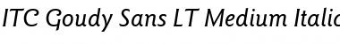 Download GoudySans LT Medium Font