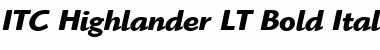 ITCHighlander LT Book Font