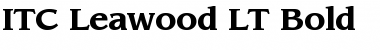 Leawood LT Medium Bold Font