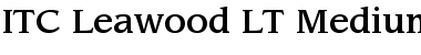 Leawood LT Medium Font