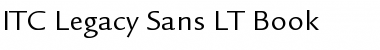 Download ITCLegacySans LT Book Font