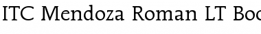 ITCMendozaRoman LT Book Regular Font