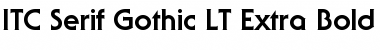 SerifGothic LT Light Bold Font