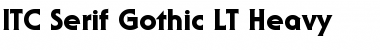 SerifGothic LT Heavy Font