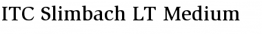 Slimbach LT Medium Regular Font
