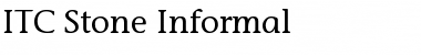 StoneInformal Regular Font