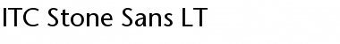 StoneSans LT Font