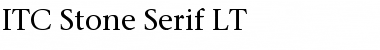 StoneSerif LT Regular Font