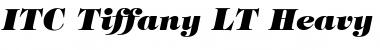 Tiffany LT Heavy Italic Font