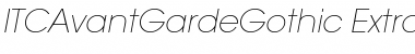 ITCAvantGardeGothic-ExtraLight Font