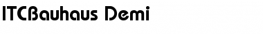 ITCBauhaus-Demi Demi Font