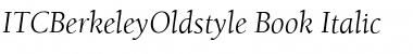 Download ITCBerkeleyOldstyle-Book Font