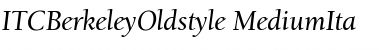 ITCBerkeleyOldstyle-Medium Font