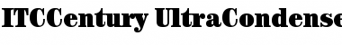 ITCCentury-UltraCondensed Font