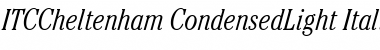 ITCCheltenham-CondensedLight Font