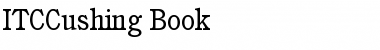 ITCCushing-Book Book Font