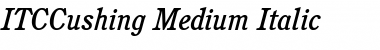 ITCCushing-Medium Font