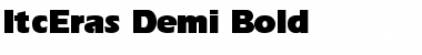 ItcEras-Demi-Bold Regular Font