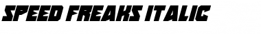 Speed Freaks Font