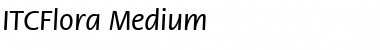 ITCFlora-Medium Font