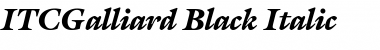 ITCGalliard-Black Font