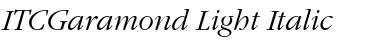 ITCGaramond-Light Font