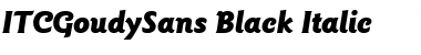 ITCGoudySans-Black Font