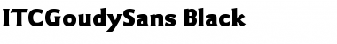 Download ITCGoudySans-Black Font