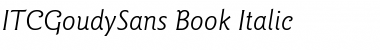 ITCGoudySans-Book Font