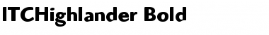 ITCHighlander Bold Font