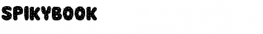 Spiky Book Font