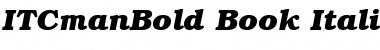 ITCmanBold-Book BookItalic Font