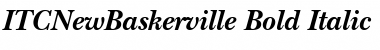 ITCNewBaskerville BoldItalic Font