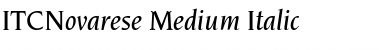 ITCNovarese-Medium Font