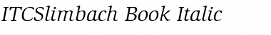 ITCSlimbach-Book Font