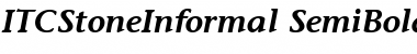 ITCStoneInformal-SemiBold Font