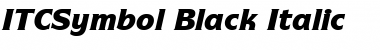 ITCSymbol-Black BlackItalic Font