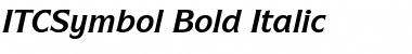 ITCSymbol BoldItalic Font